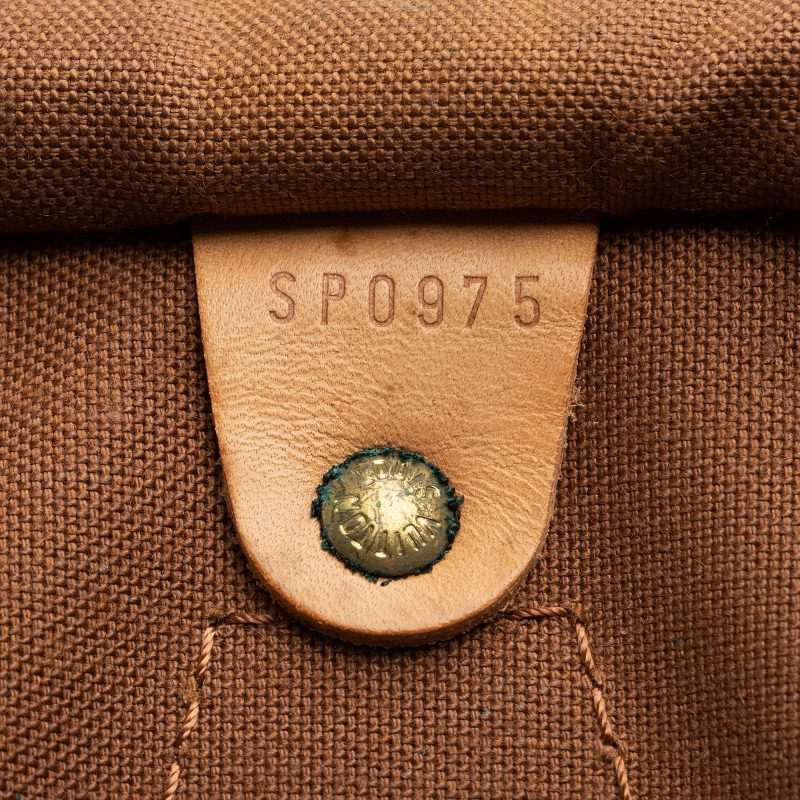 Louis Vuitton Vintage Monogram Canvas Speedy 35 Satchel (22734) - Image 6