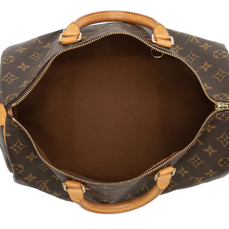 Louis Vuitton Vintage Monogram Canvas Speedy 35 Satchel (H4SBBN) - Image 7