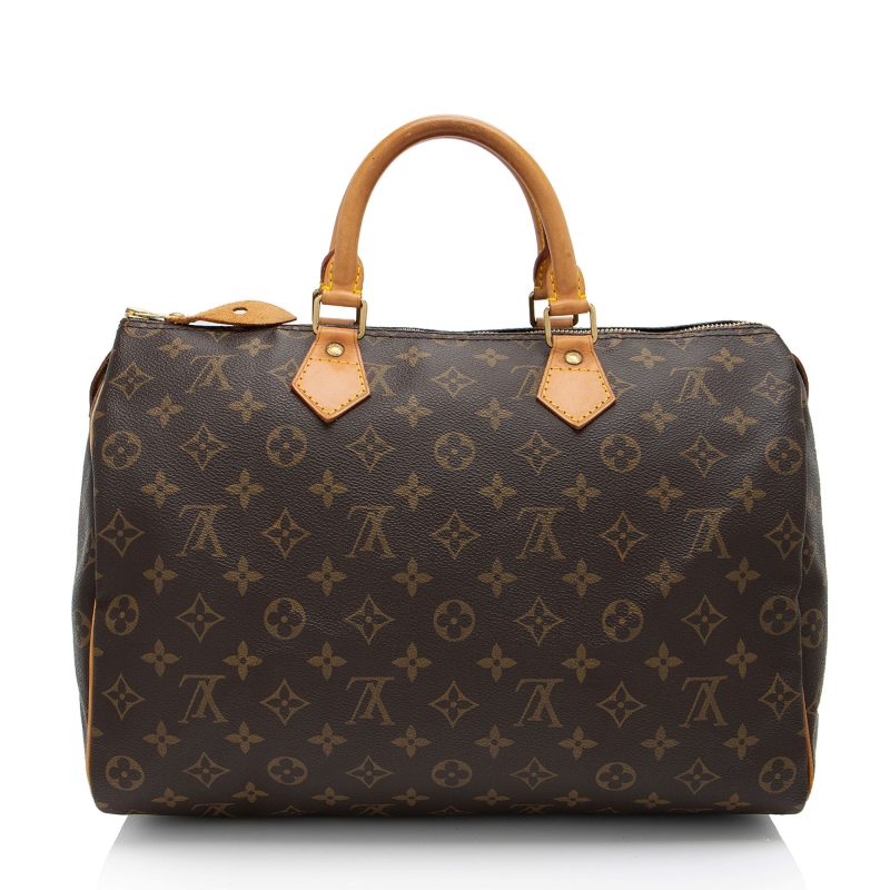 Louis Vuitton Vintage Monogram Canvas Speedy 35 Satchel (Nb4Wqo) - Image 3