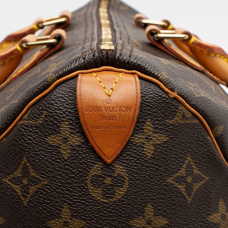 Louis Vuitton Vintage Monogram Canvas Speedy 35 Satchel (Nb4Wqo) - Image 8