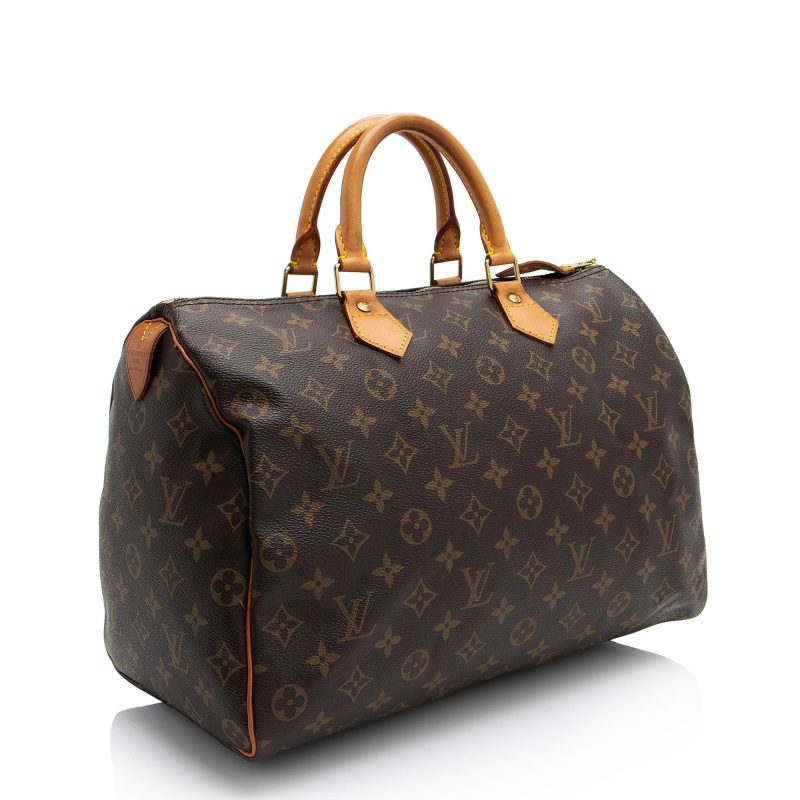 Louis Vuitton Vintage Monogram Canvas Speedy 35 Satchel (Nb4Wqo) - Image 2