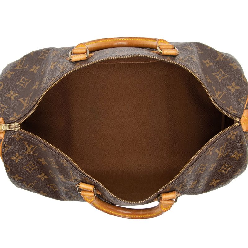 Louis Vuitton Vintage Monogram Canvas Speedy 40 Satchel (ztojms) - Image 7