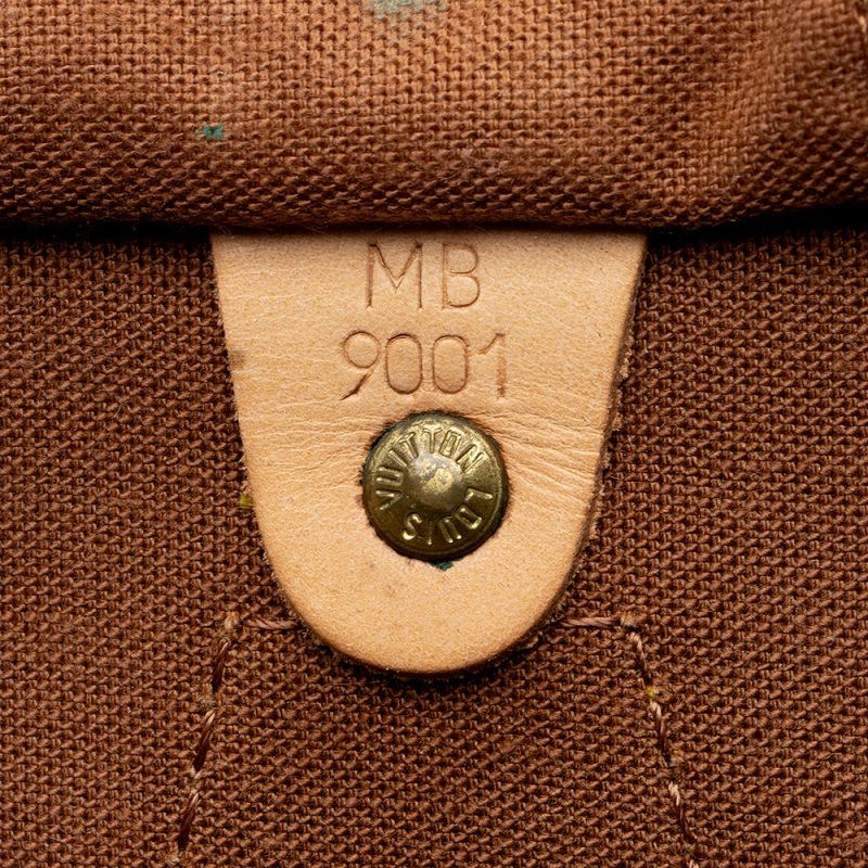 Louis Vuitton Vintage Monogram Canvas Speedy 40 Satchel (16124) - Image 6