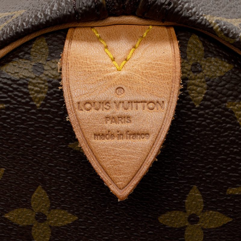 Louis Vuitton Vintage Monogram Canvas Speedy 40 Satchel (16124) - Image 8
