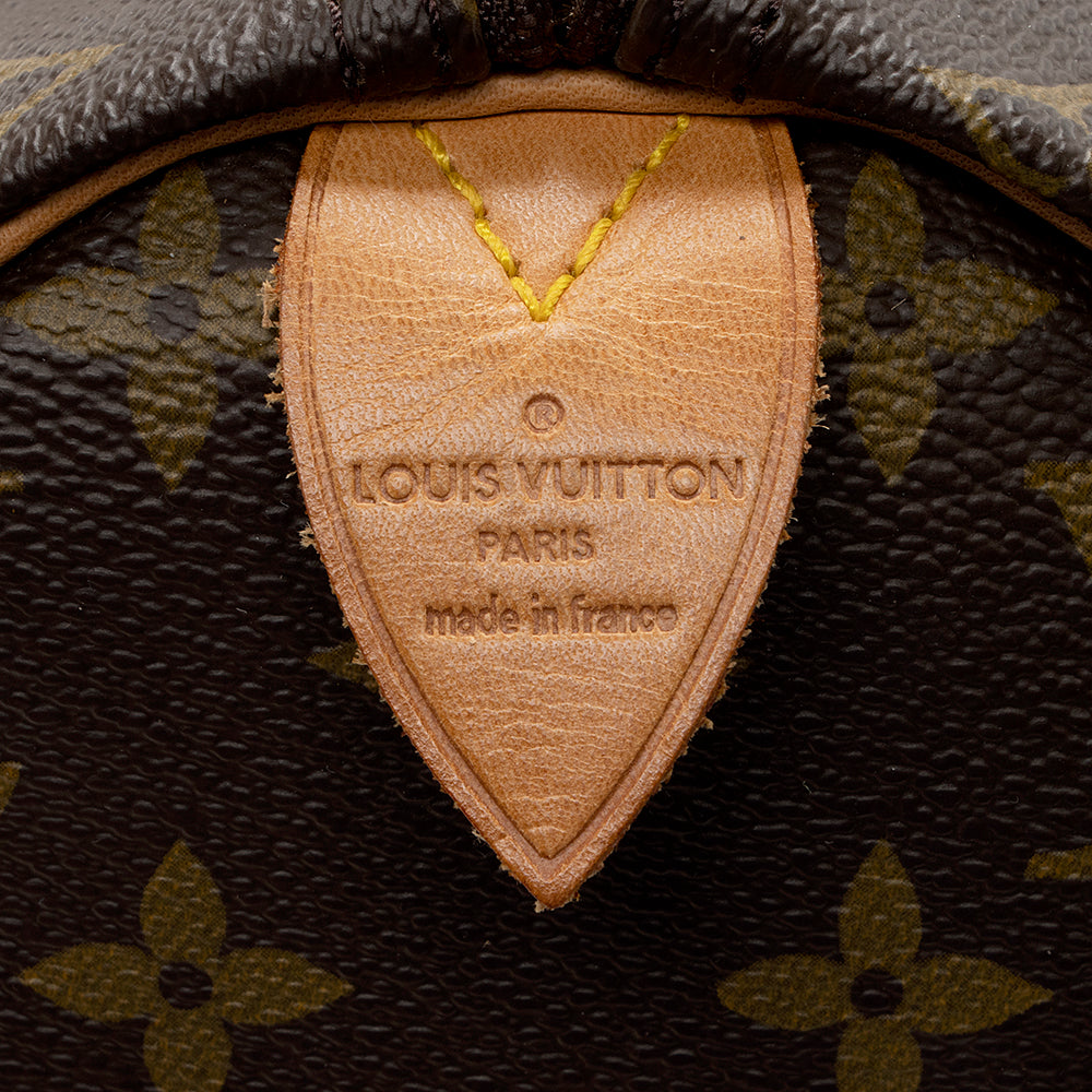 Louis Vuitton Vintage Monogram Canvas Speedy 40 Satchel (16124) - Image 8
