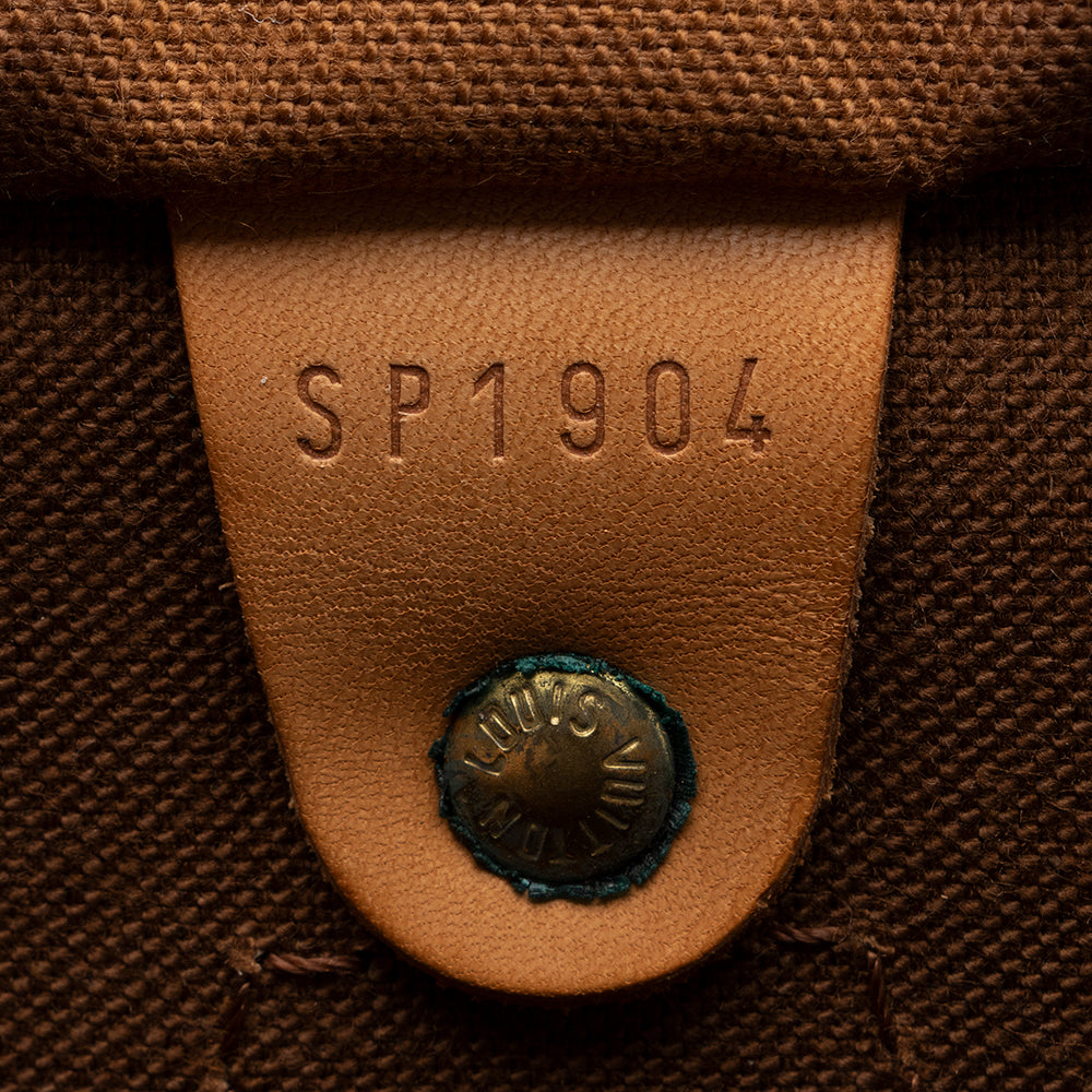Louis Vuitton Vintage Monogram Canvas Speedy 40 Satchel (16140) - Image 6