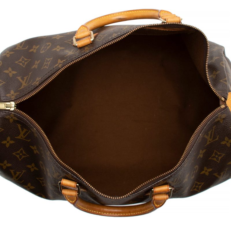 Louis Vuitton Vintage Monogram Canvas Speedy 40 Satchel (16140) - Image 7