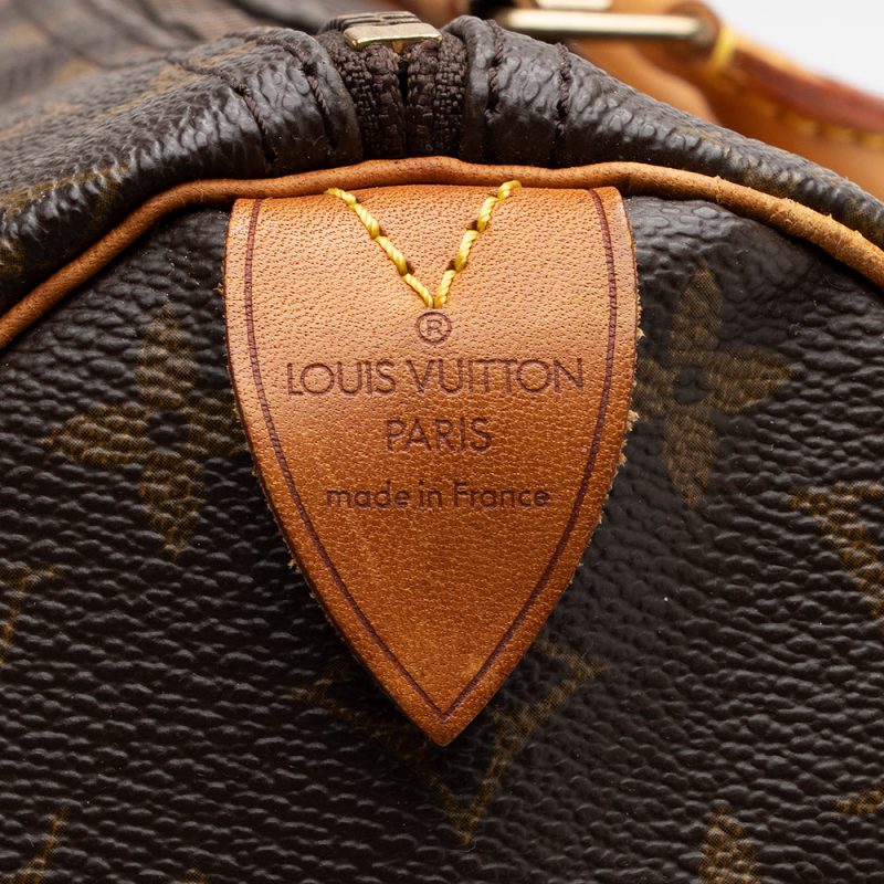 Louis Vuitton Vintage Monogram Canvas Speedy 40 Satchel (16140) - Image 8