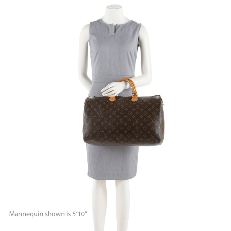 Louis Vuitton Vintage Monogram Canvas Speedy 40 Satchel (16140) - Image 5