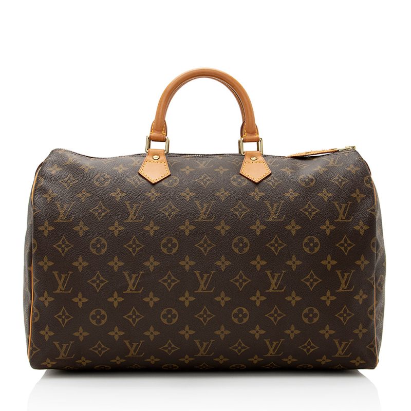 Louis Vuitton Vintage Monogram Canvas Speedy 40 Satchel (21968)