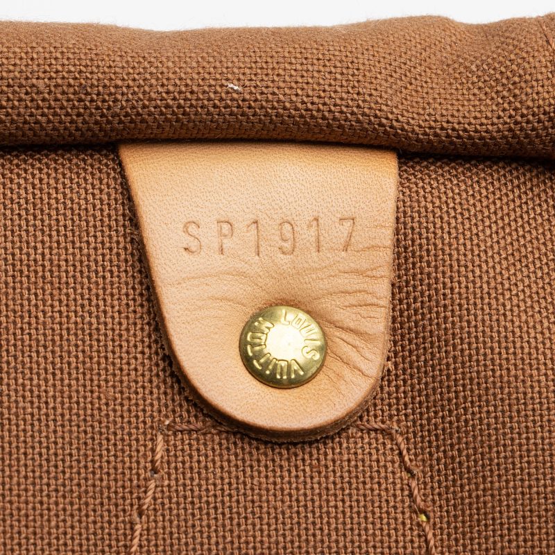 Louis Vuitton Vintage Monogram Canvas Speedy 40 Satchel (22735) - Image 6