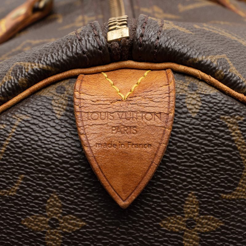 Louis Vuitton Vintage Monogram Canvas Speedy 40 Satchel (22735) - Image 8