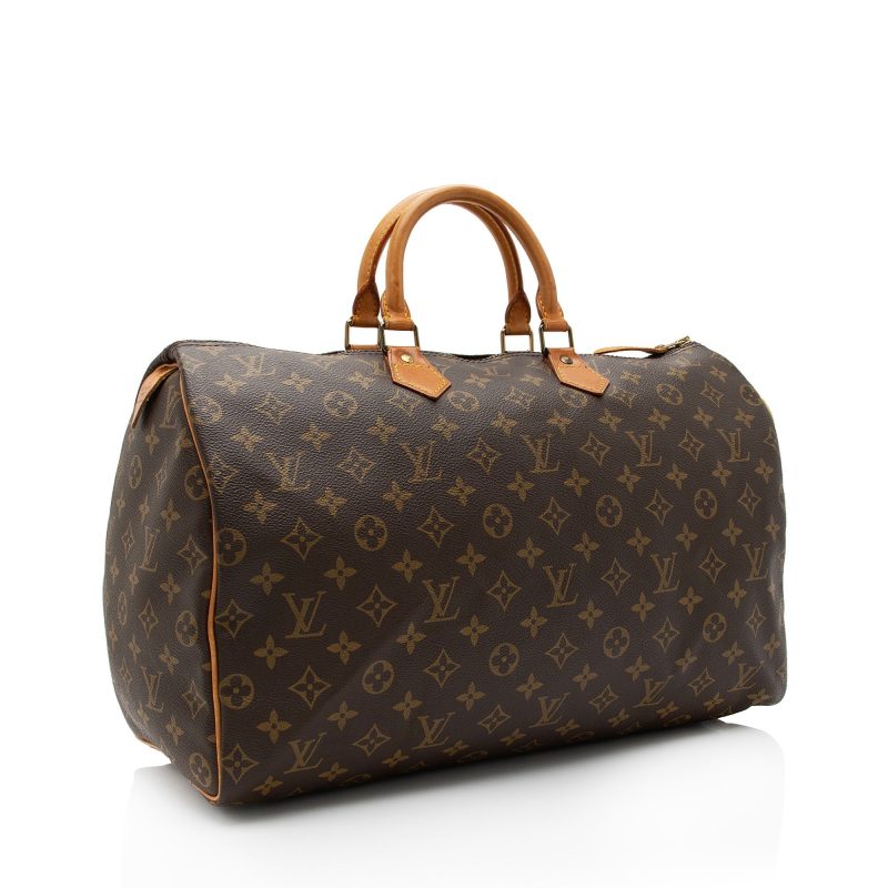 Louis Vuitton Vintage Monogram Canvas Speedy 40 Satchel (nuboZc) - Image 2
