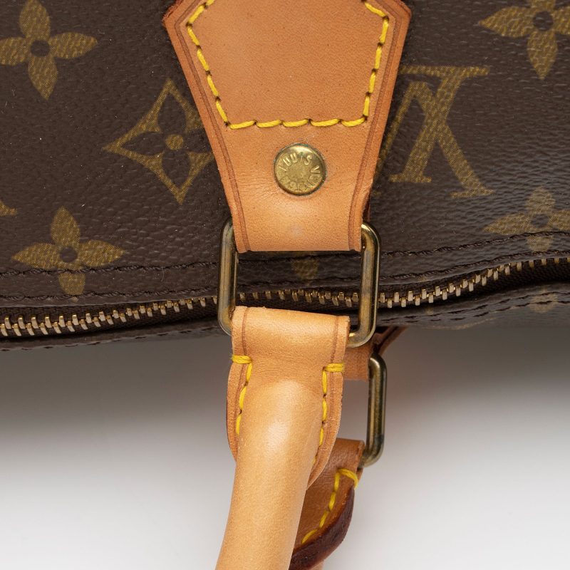 Louis Vuitton Vintage Monogram Canvas Speedy 40 Satchel - FINAL SALE (pnyDKR) - Image 10