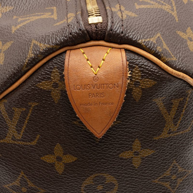 Louis Vuitton Vintage Monogram Canvas Speedy 40 Satchel (9L1Ijf) - Image 8