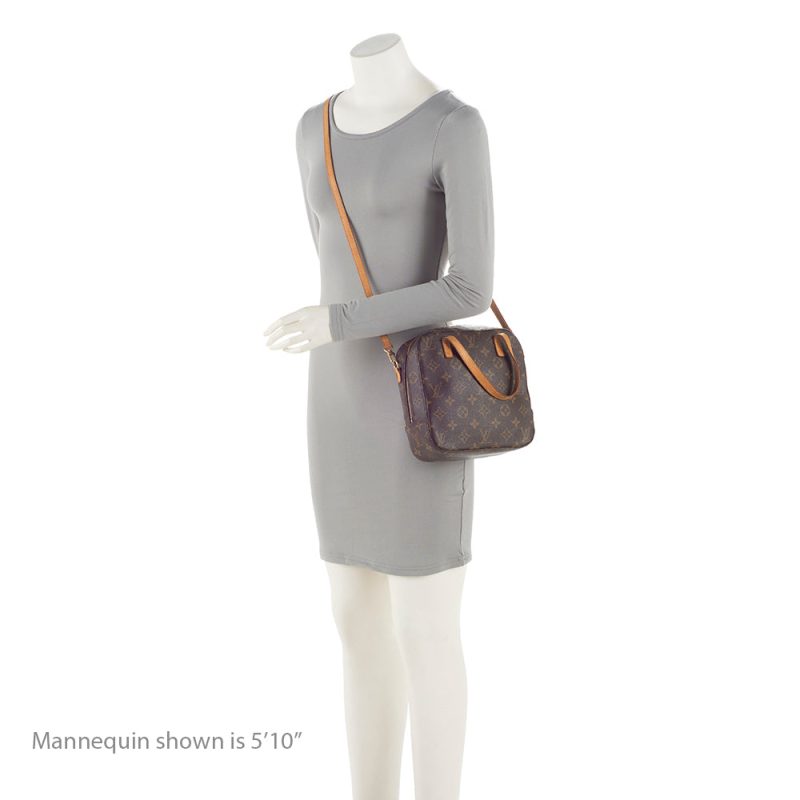 Louis Vuitton Vintage Monogram Canvas Spontini Satchel (21175) - Image 5