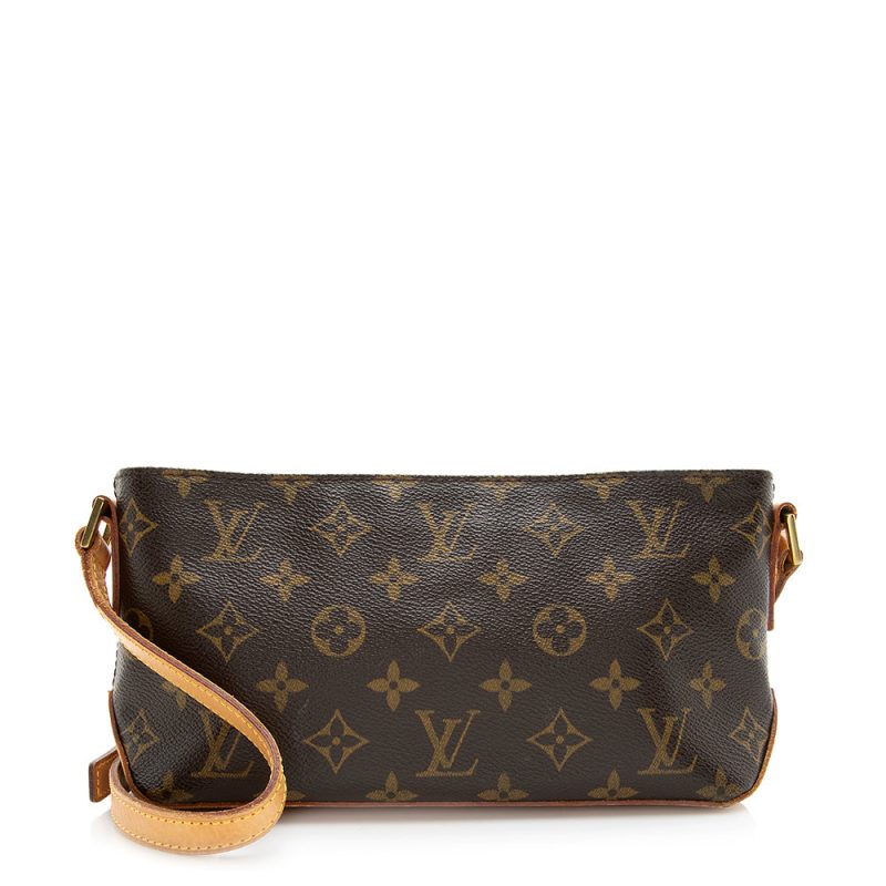 Louis Vuitton Vintage Monogram Canvas Trotteur Shoulder Bag (19383)