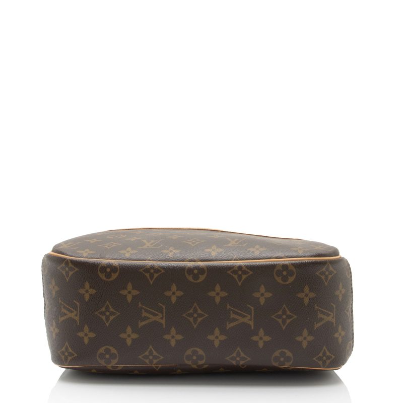 Louis Vuitton Vintage Monogram Canvas Trouville Satchel (ZaFIXT) - Image 4