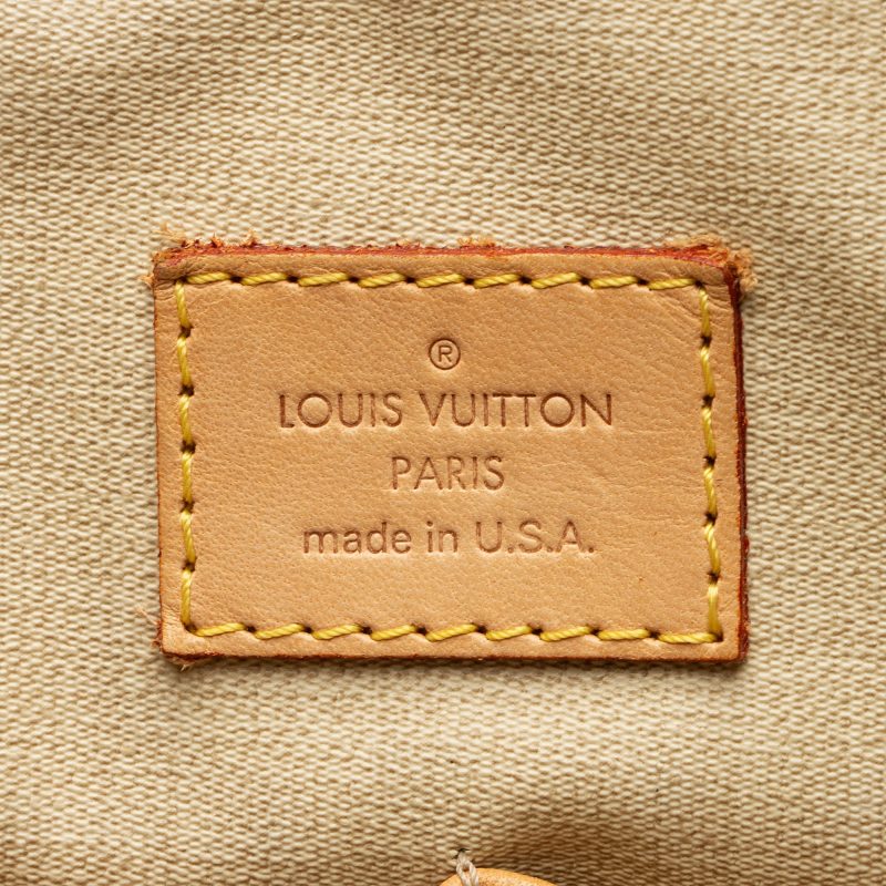 Louis Vuitton Vintage Monogram Canvas Trouville Satchel (ZaFIXT) - Image 8