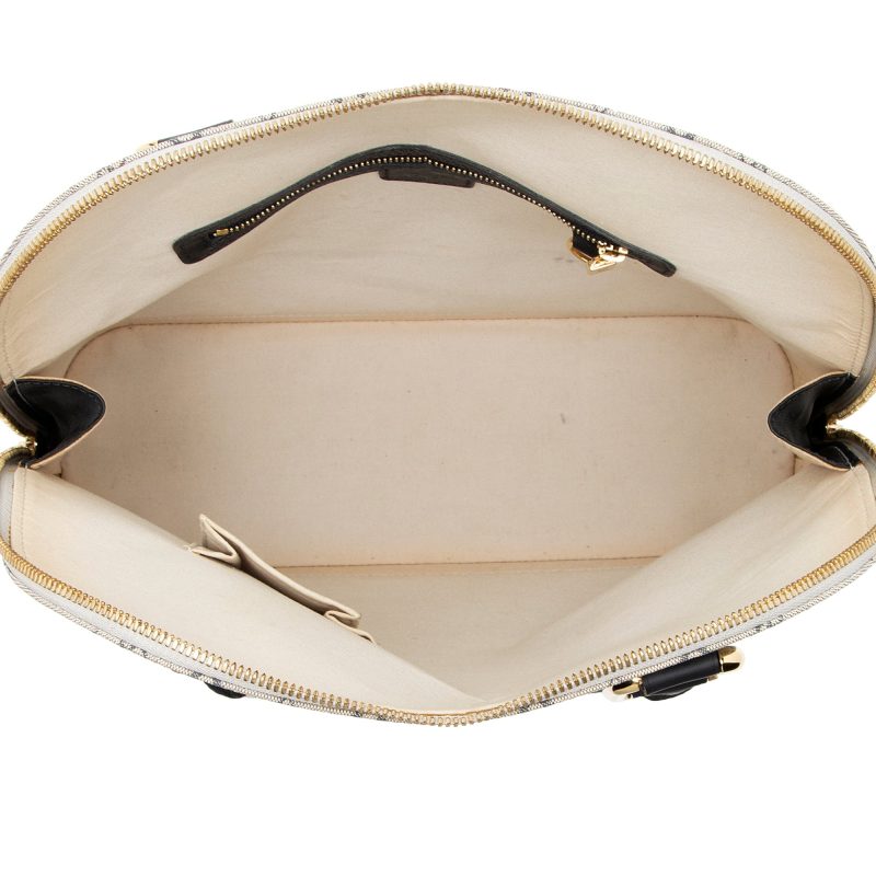Louis Vuitton Vintage Monogram Mini Lin Alma Haut Satchel (22280) - Image 7