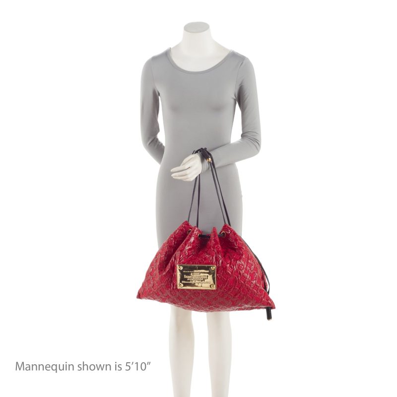 Louis Vuitton Vinyl Squishy Inventeur Drawstring Shoulder Bag (WKPtxi) - Image 5