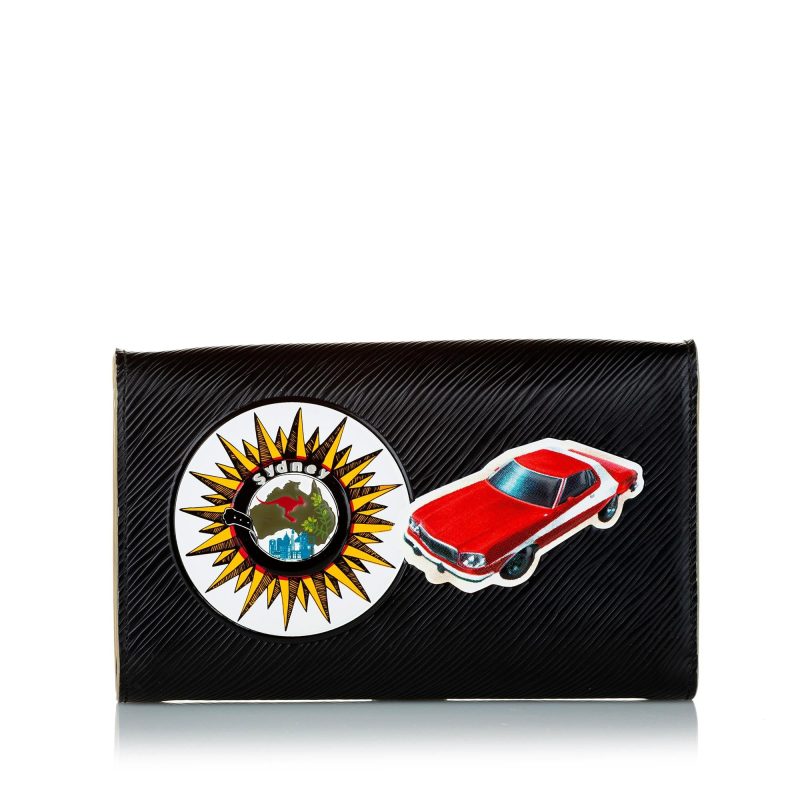 Louis Vuitton World Tour Epi Twist Chain Wallet (34469) - Image 3