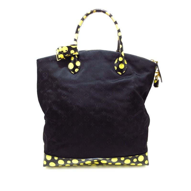 Louis Vuitton Yayoi Kusama Monogram Nylon Infinity Dots Lockit Vertical MM (AdLoYn) - Image 3