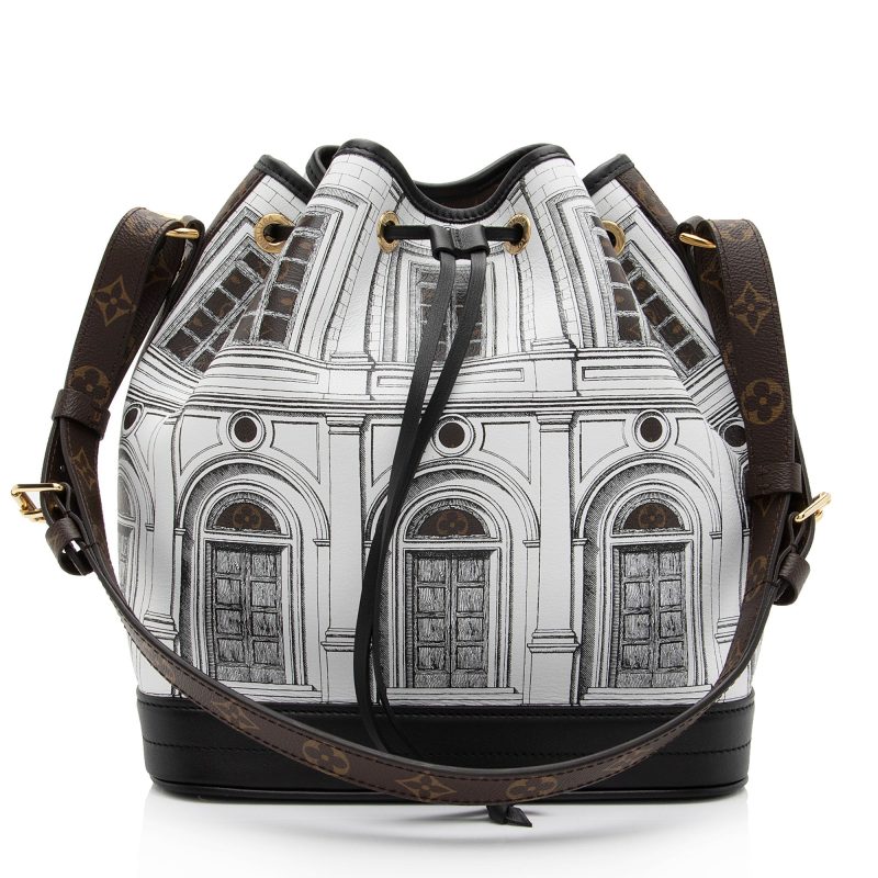 Louis Vuitton x Fornasetti Calfskin Architettura Noe MM Shoulder Bag (5ljjby)
