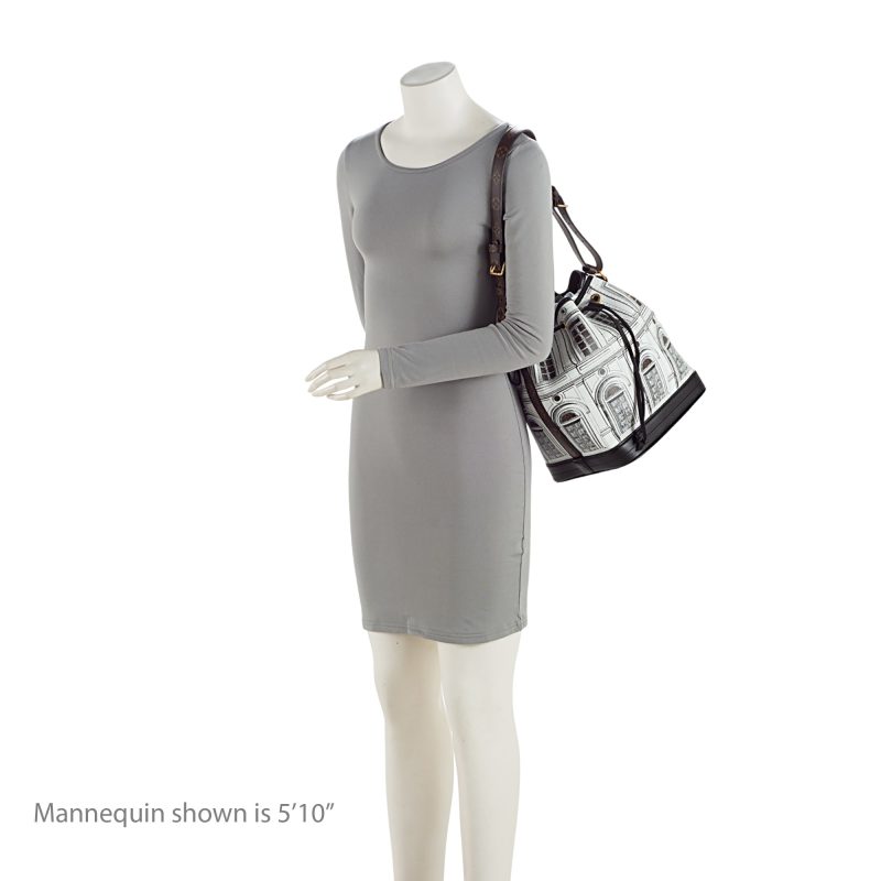 Louis Vuitton x Fornasetti Calfskin Architettura Noe MM Shoulder Bag (5ljjby) - Image 5