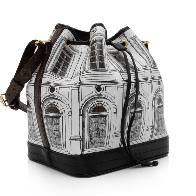 Louis Vuitton x Fornasetti Calfskin Architettura Noe MM Shoulder Bag (5ljjby) - Image 2