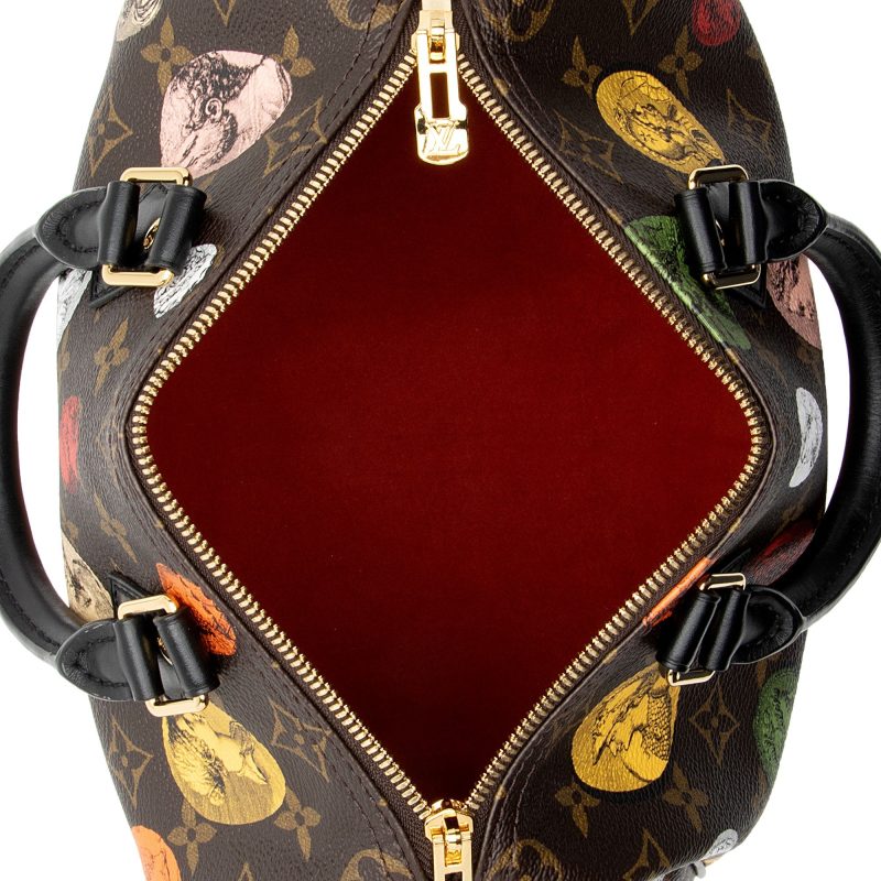 Louis Vuitton x Fornasetti Monogram Cameo Canvas Speedy Bandouliere 25 Satchel (GXLt9L) - Image 6