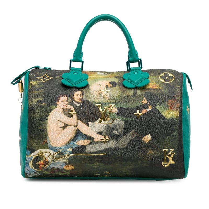 Louis Vuitton x Jeff Koons Masters Collection Manet Speedy 30 (kBrnLh) - Image 4