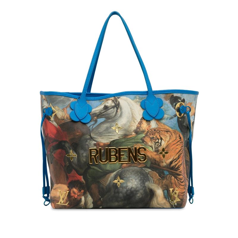 Louis Vuitton x Jeff Koons Masters Collection Rubens Neverfull MM (gv1FKI)