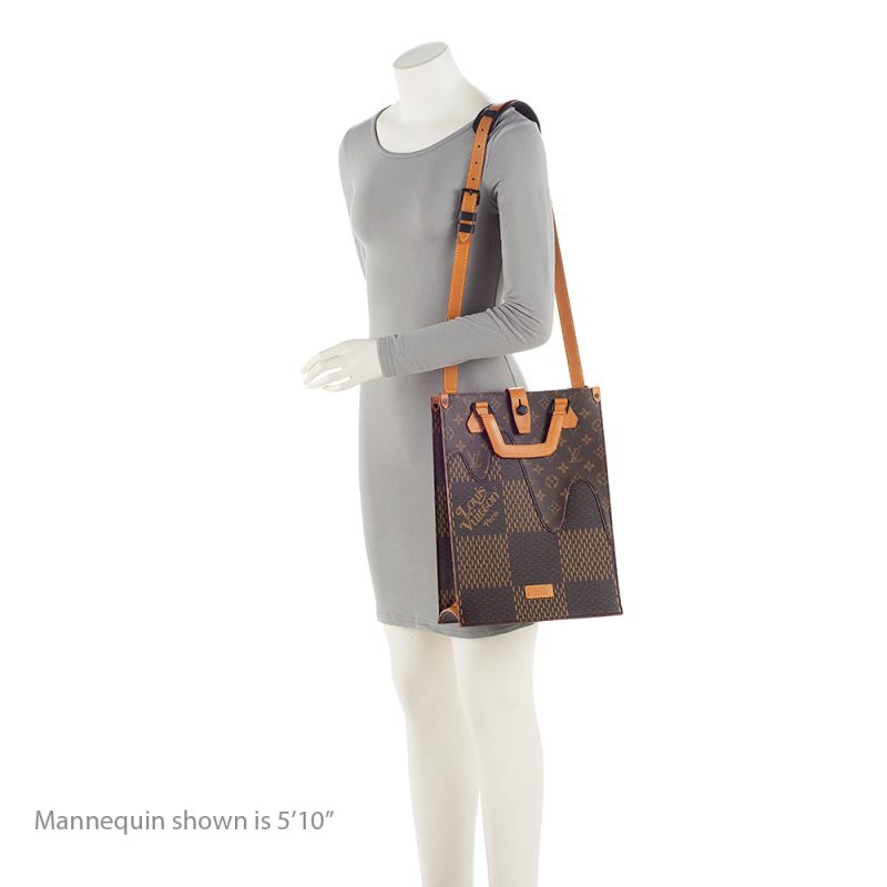 Louis Vuitton x NIGO Giant Damier Ebene Monogram Canvas Mini Tote (21070) - Image 5