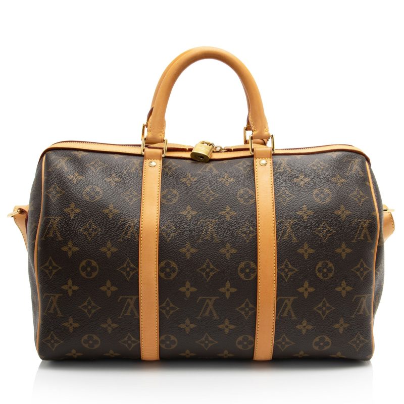 Louis Vuitton x Sofia Coppola Monogram Canvas Speedy Satchel (xJseoB) - Image 3