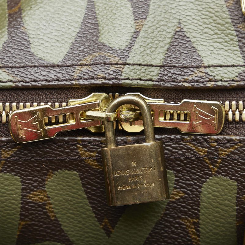 Louis Vuitton x Stephen Sprouse Monogram Graffiti Keepall 50 (ECmRuJ) - Image 9