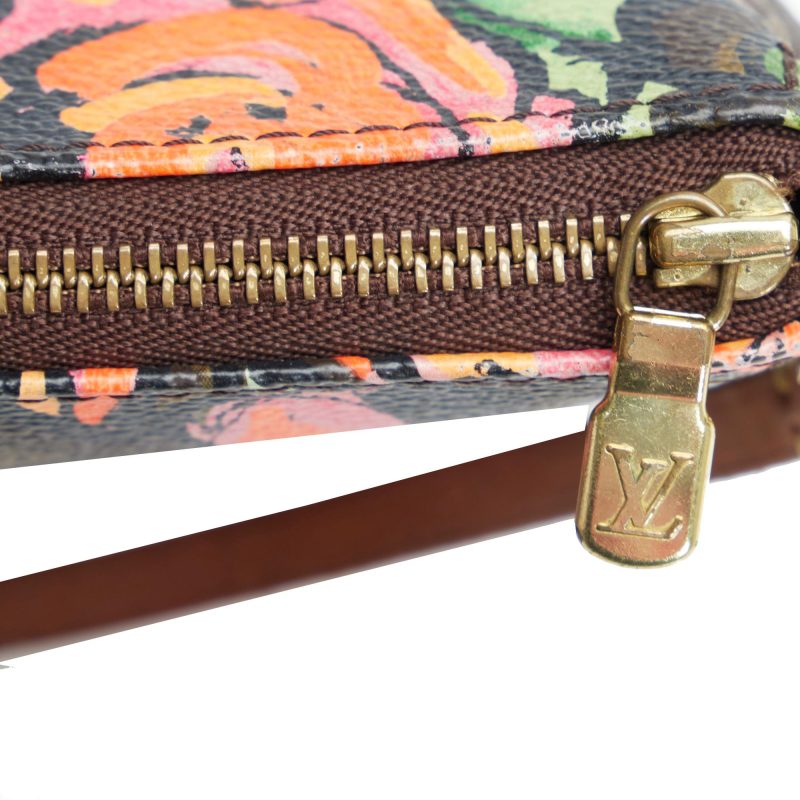 Louis Vuitton x Stephen Sprouse Monogram Roses Pochette Accessoires (PDeGfn) - Image 9