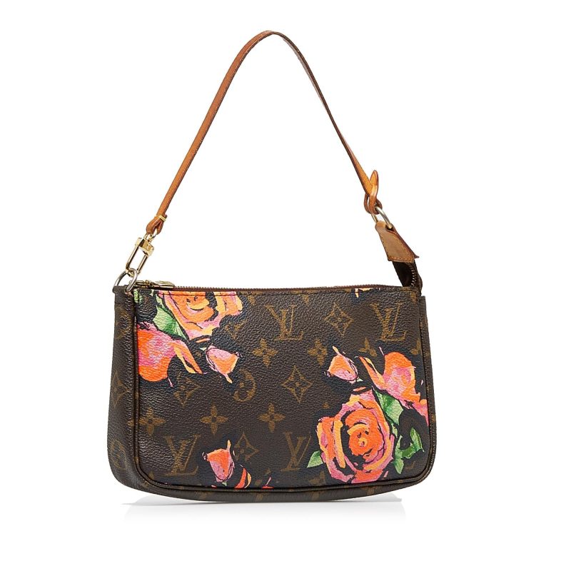 Louis Vuitton x Stephen Sprouse Monogram Roses Pochette Accessoires (PDeGfn) - Image 2