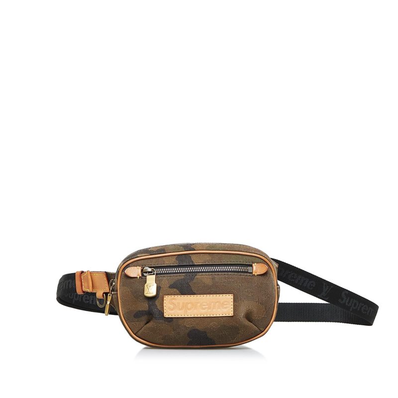 Louis Vuitton x Supreme Camouflage Belt Bag PM (jEeTDY)