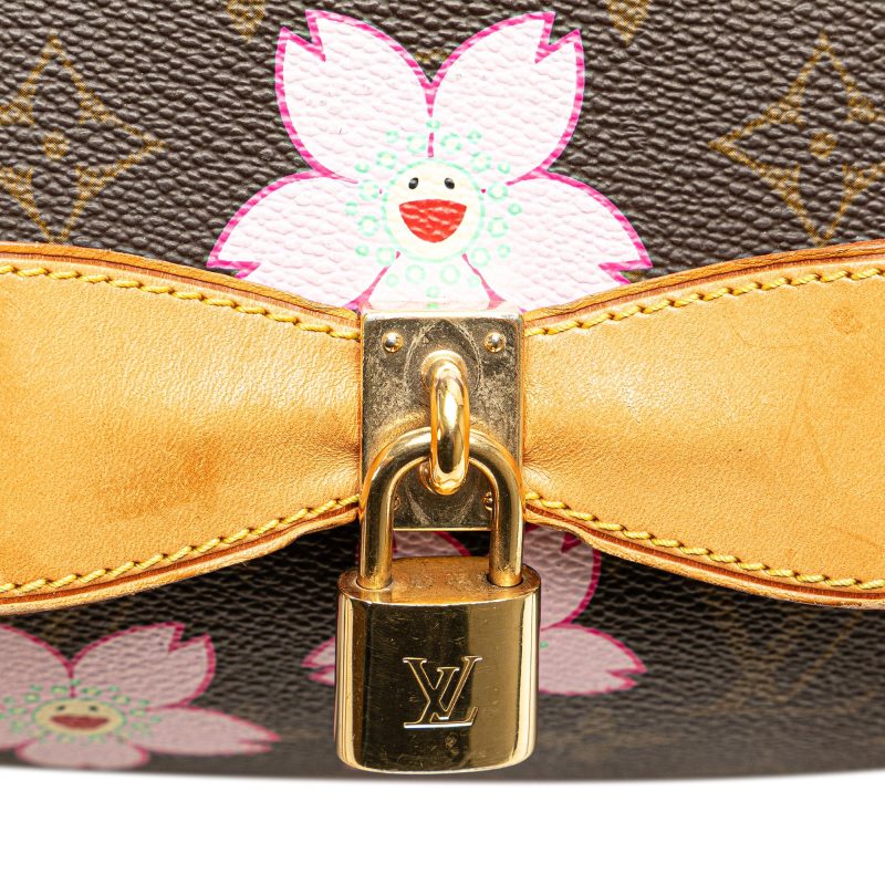 Louis Vuitton x Takashi Murakami Monogram Cherry Blossom Papillon (51SAZN) - Image 9