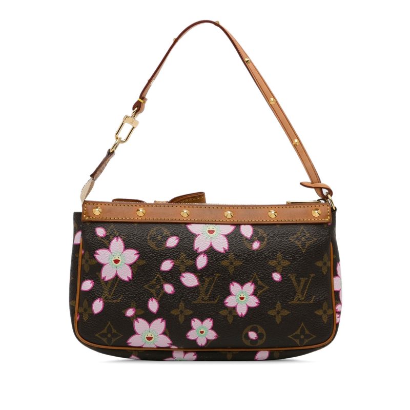 Louis Vuitton x Takashi Murakami Monogram Cherry Blossom Pochette Accessoires (7sO3pP) - Image 3