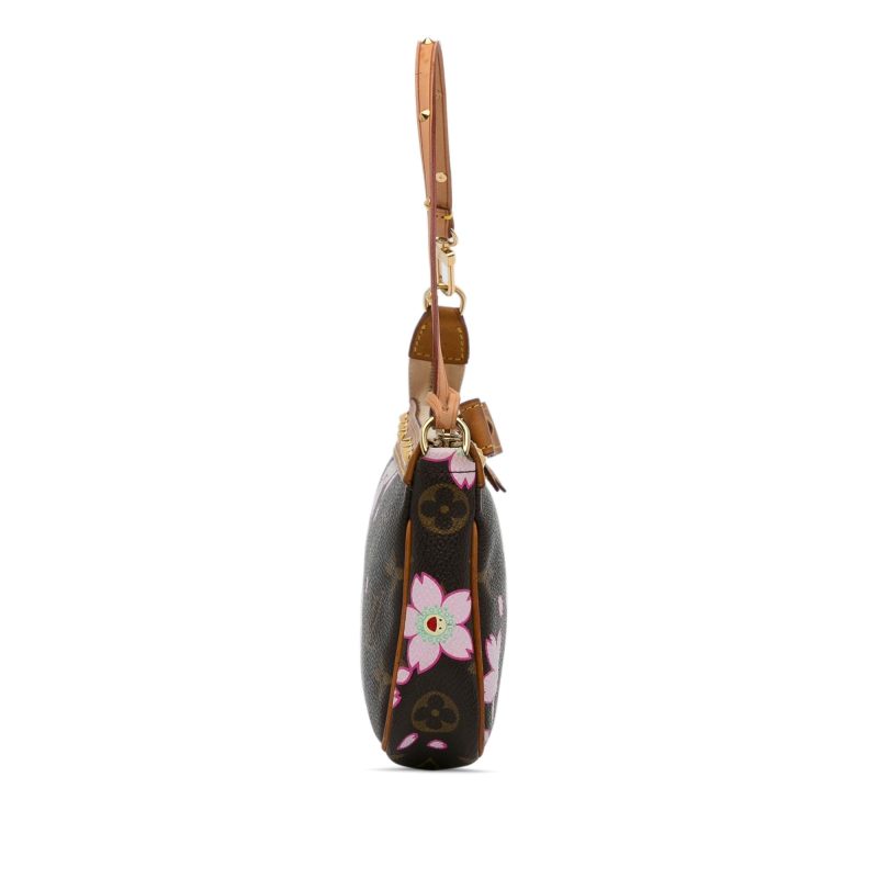 Louis Vuitton x Takashi Murakami Monogram Cherry Blossom Pochette Accessoires (7sO3pP) - Image 4