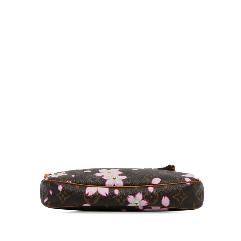 Louis Vuitton x Takashi Murakami Monogram Cherry Blossom Pochette Accessoires (7sO3pP) - Image 6