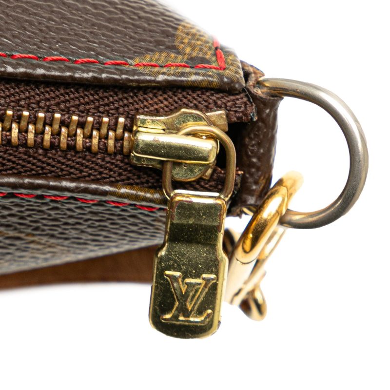 Louis Vuitton x Takashi Murakami  Monogram Cherry Pochette Accessoires (h0NoXg) - Image 9