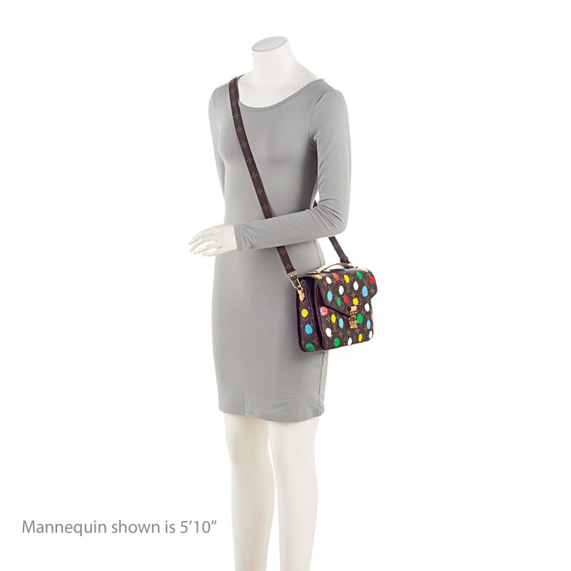 Louis Vuitton x YK Monogram Canvas Dots Pochette Metis Shoulder Bag (HD9Eh3) - Image 5