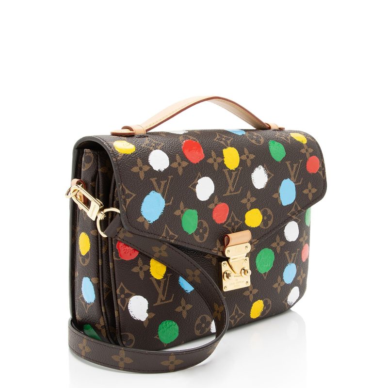 Louis Vuitton x YK Monogram Canvas Dots Pochette Metis Shoulder Bag (HD9Eh3) - Image 2