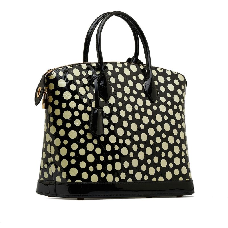 Louis Vuitton x Yayoi Kusama Monogram Infinity Dots Lockit MM (9BG6Xo) - Image 2