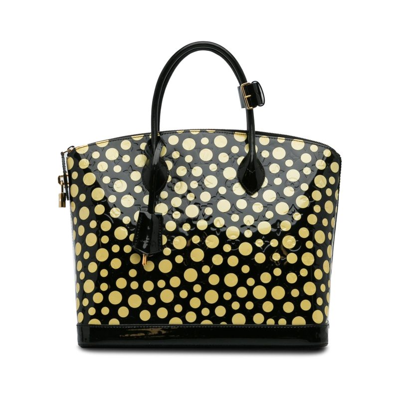 Louis Vuitton x Yayoi Kusama Monogram Infinity Dots Lockit MM (8EN3I1)