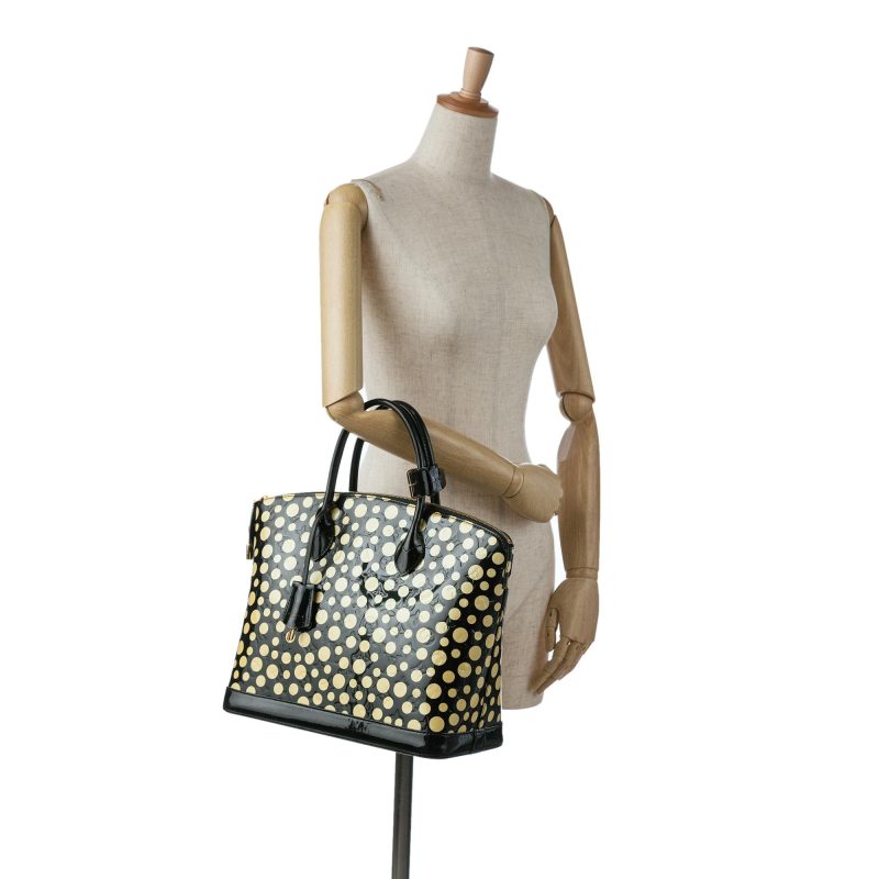 Louis Vuitton x Yayoi Kusama Monogram Infinity Dots Lockit MM (8EN3I1) - Image 5