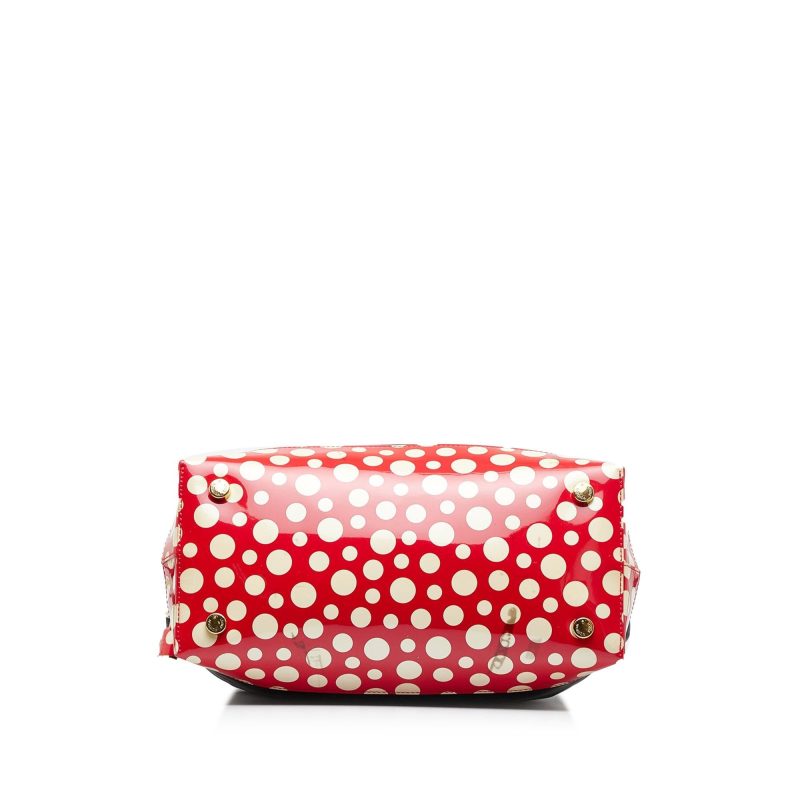 Louis Vuitton x Yayoi Kusama Monogram Infinity Dots Lockit Vertical MM (NK1aCI) - Image 4